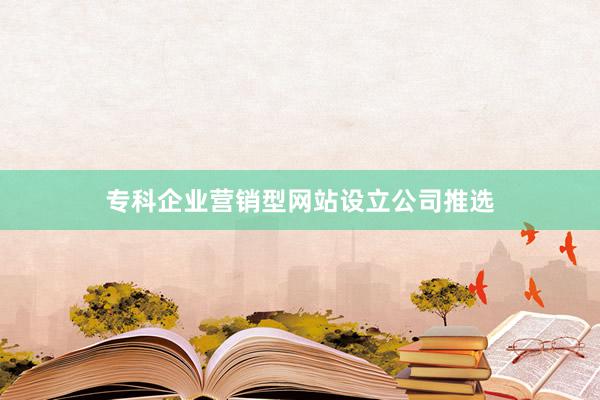 专科企业营销型网站设立公司推选